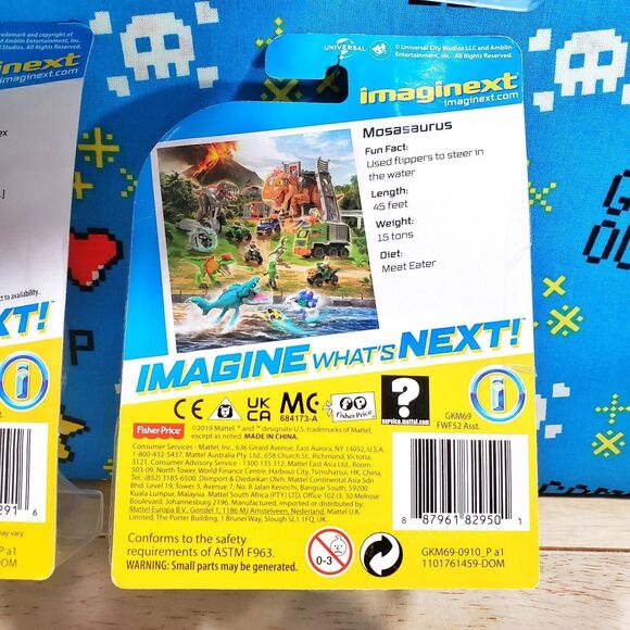 Fisher price Imaginext Jurassic World Dinosaur NEW Egg Set Lot of 4 - Picture 9 of 10